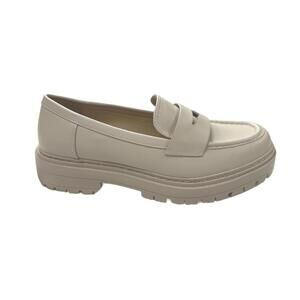 SODA Beige Women's Loafers with Lug Sole‎ size 10